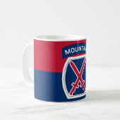 10e bergdivisie koffiemok (Voorkant links)
