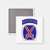 10e bergdivisie magneet (Voorkant / Achterkant)