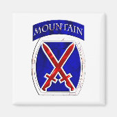 10e bergdivisie magneet (Voorkant)