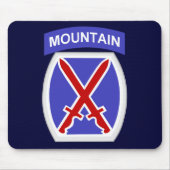 10e bergdivisie muismat (Voorkant)