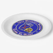 10e bergdivisie papieren bordje (Gekanteld)