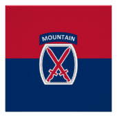 10e bergdivisie perfect poster (Voorkant)