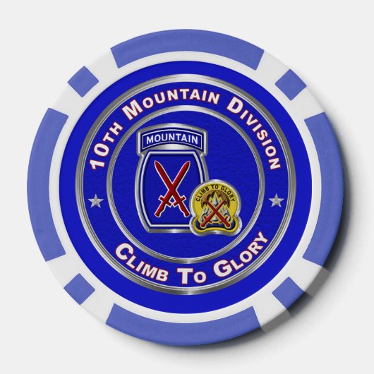 10e bergdivisie poker chips (Achterkant)