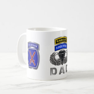 10e Bergdivisie Ranger Airborne Papa Koffiemok