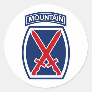10e bergdivisie ronde sticker