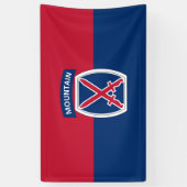 10e bergdivisie spandoek (Verticaal)