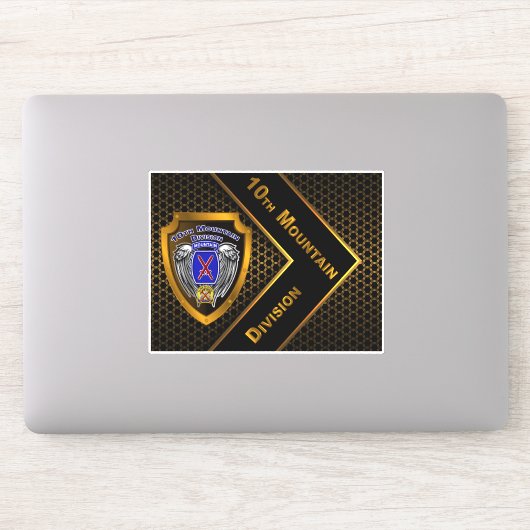 10e bergdivisie sticker (Computer)