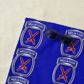 10e bergdivisie strandlaken (In situ)