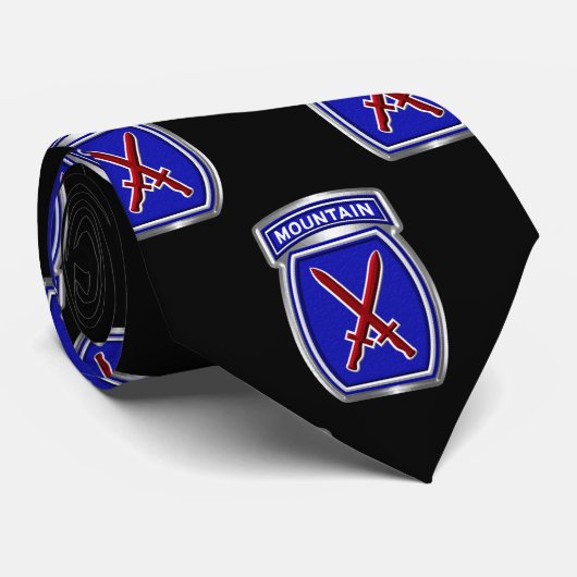 10e bergdivisie stropdas (Opgerold)