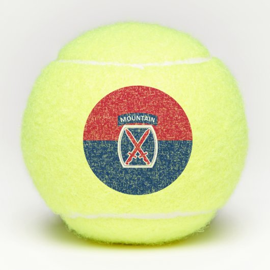 10e bergdivisie tennisballen (Voorkant)