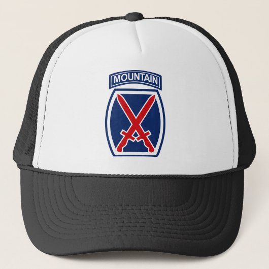 10e bergdivisie trucker pet (Voorkant)