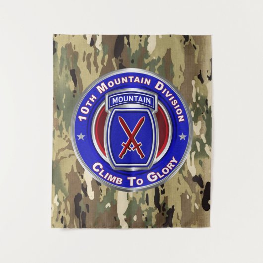 10e bergdivisie wandkleed (Voorkant)