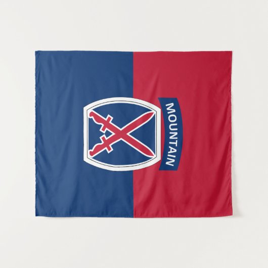 10e bergdivisie wandkleed (Voorkant (horizontaal))