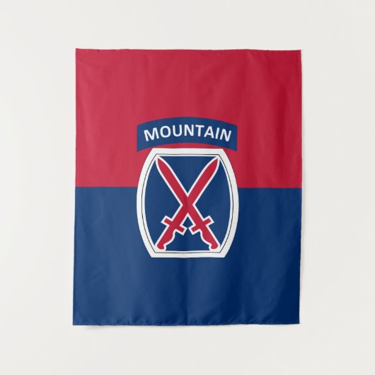 10e bergdivisie wandkleed (Voorkant)