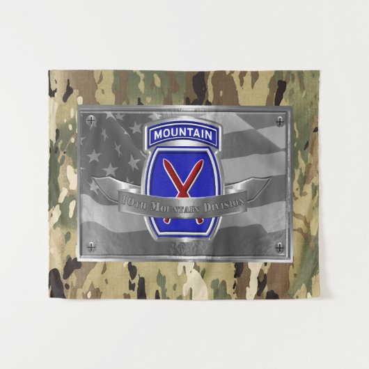 10e bergdivisie wandkleed (Voorkant (horizontaal))