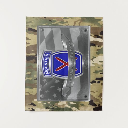 10e bergdivisie wandkleed (Voorkant)