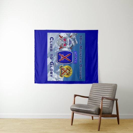 10e bergdivisie wandkleed (In Situ (horizontaal))