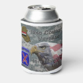 10e bergen Div Irak Veteraan Blikjeskoeler (Blikje Achterkant)