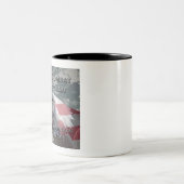 10e bergen Div Irak Veteraan Tweekleurige Koffiemok (Center)