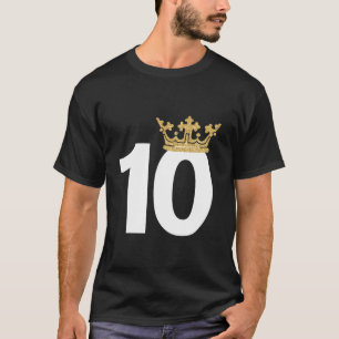 10e Birthday Boy Prince Crown T-shirt