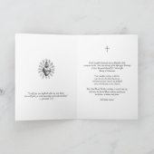 10e Bisschop Episcopaal Jubileum Agnus Dei Goud Kaart (Binnen)