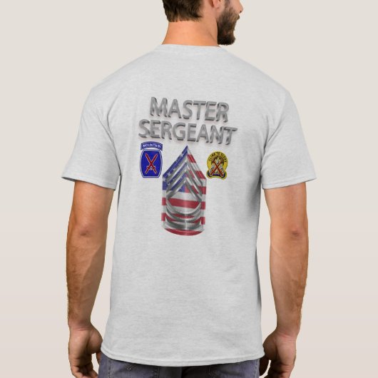10e brigadier van de divisie Mountain T-shirt (Achterkant)