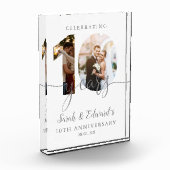 10e bruiloft Jubileum 2 Fotoblokken (Links)