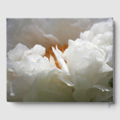 10e bruiloft Jubileum Partij W Peony Guest Book Gastenboek (Achterkant)