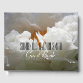 10e bruiloft Jubileum Partij W Peony Guest Book Gastenboek (Voorkant)