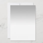 10e bruiloft Jubileum - Silver White Kaart (Achterkant)