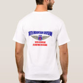10E CAB VAN DE ARMLUCHTVAART T-SHIRT (Achterkant)
