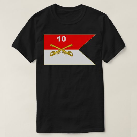 10e Cavalerie Guidon T-shirt (Design voorkant)