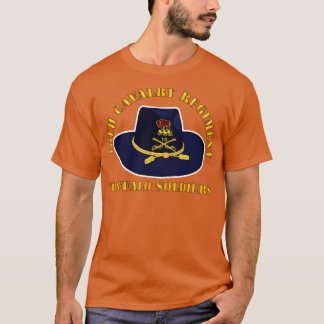 10e Cavalerieregiment w Cav Pet Buffalo Soldaten T-shirt
