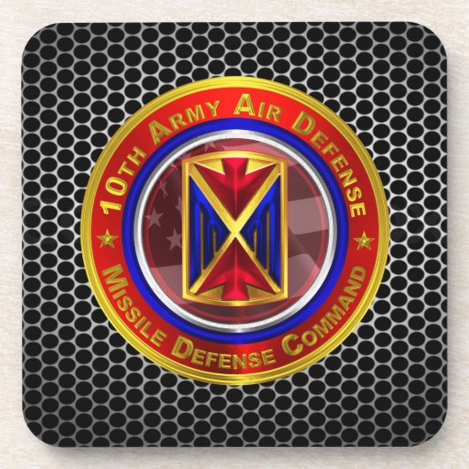 10e Commando Luchtvaart en raketverdediging Bier Onderzetter (Voorkant)