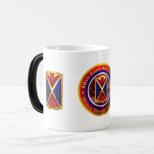 10e Commando Luchtvaart en raketverdediging Magische Mok (Voorkant links)