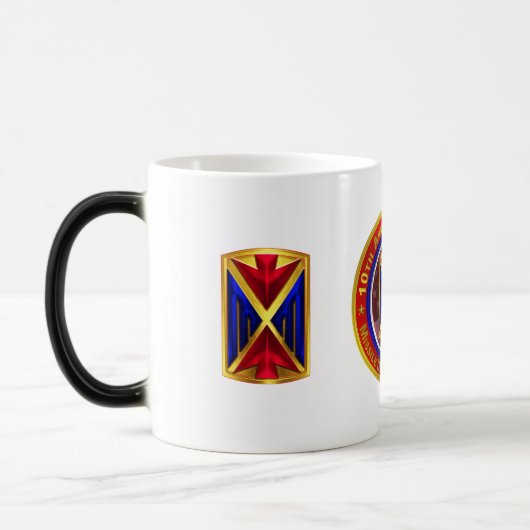 10e Commando Luchtvaart en raketverdediging Magische Mok (Links)