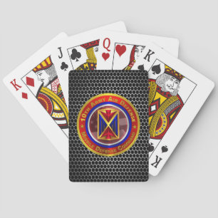 10e Commando Luchtvaart en raketverdediging Pokerkaarten