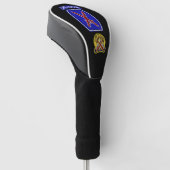 10e divisie berginfanterie embleem insignes golfheadcover (Schuin)