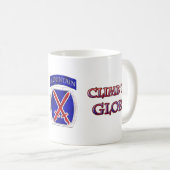 10e divisie Moutain die naar Glory klimt Koffiemok (Voorkant rechts)