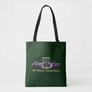 10e Echtgenote van het leger van de speciale strij Tote Bag