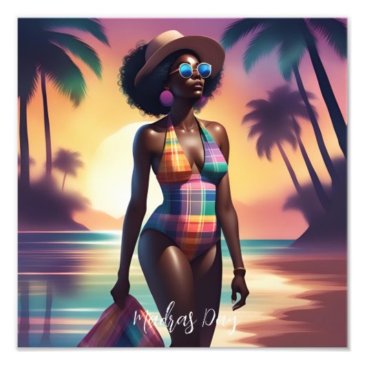 10e editie van Madras Day - Beperkte editie #1 Foto Afdruk (Voorkant)