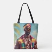 10e editie van Madras Day - Beperkte editie #2 Tote Bag (Achterkant)