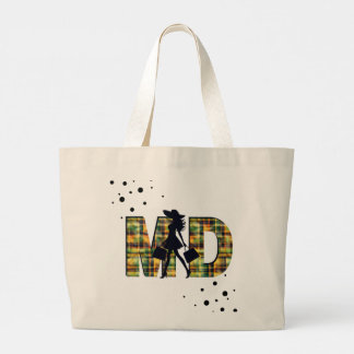 10e editie van Madras Day - Beperkte versie Grote Tote Bag