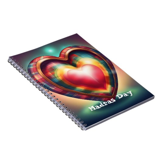 10e editie van Madras Day - Beperkte versie Notitieboek (Rechterzijde)