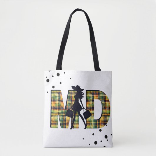 10e editie van Madras Day - Beperkte versie Tote Bag (Voorkant)