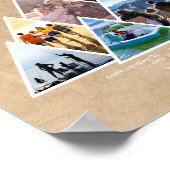 10e familie reünie geheugen foto collage poster (Hoek)