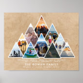 10e familie reünie geheugen foto collage poster (Voorkant)