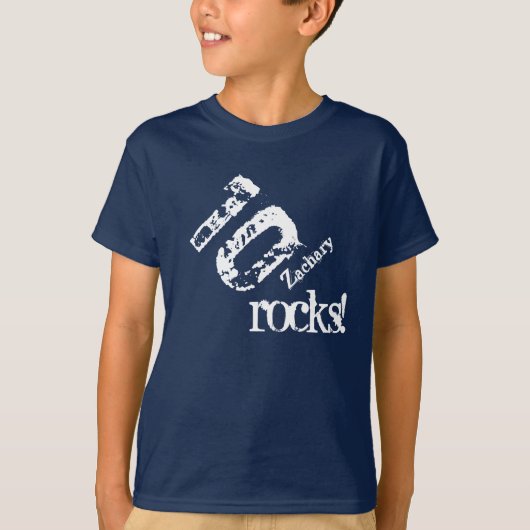 10e geboorte-cadeau voor 10 jaar oud nummer op zol t-shirt (Voorkant)