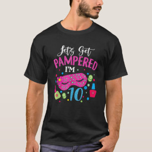 10e geboortedag voor meisje 2012 SpA met de geboor T-shirt