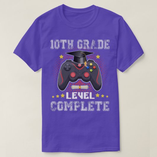 10e graad, complete klasse 2022 Afstuderen T-shirt (Design voorkant)